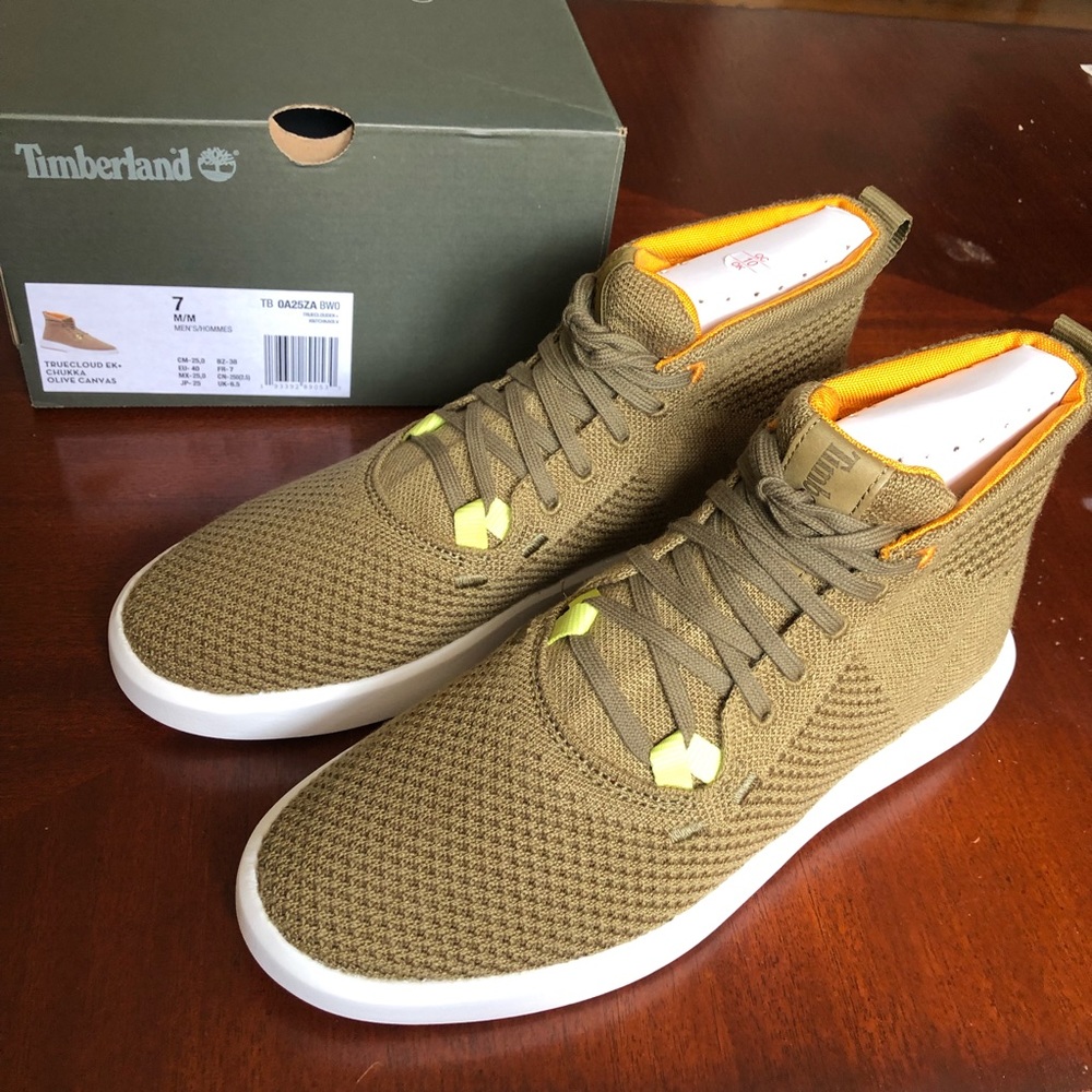 Timberland Truecloud EK+ chukka olive men’s 7, women’s 9, EU 40